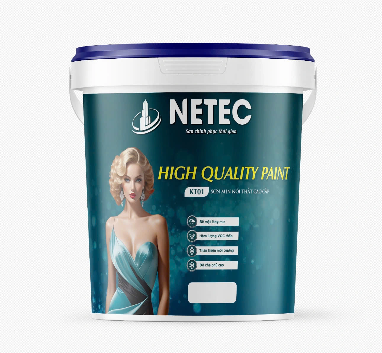 Sơn mịn nội thất cao cấp Netec KT-01