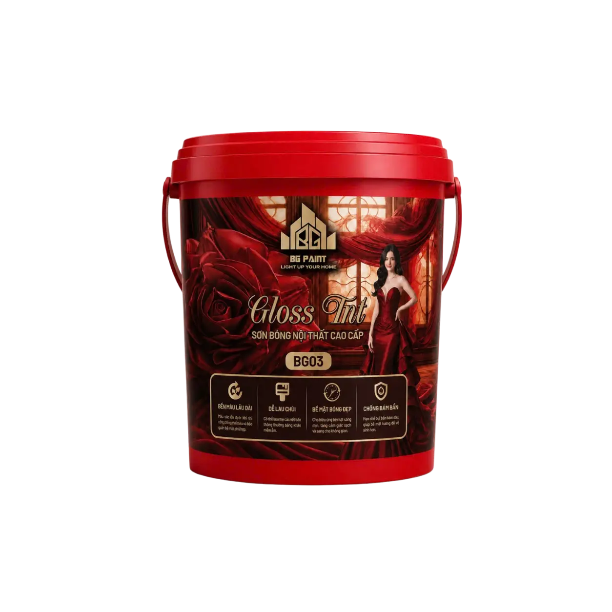 Sơn Bóng Nội Thất Cao Cấp Gloss Int BG03 - BG Paint Chính Hãng