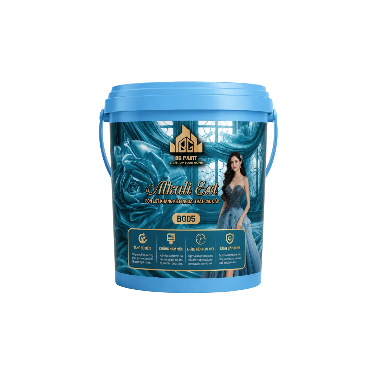 Sơn Lót Kháng Kiềm Ngoại Thất Cao Cấp Alkali Ext BG05 - BG Paint Chính Hãng