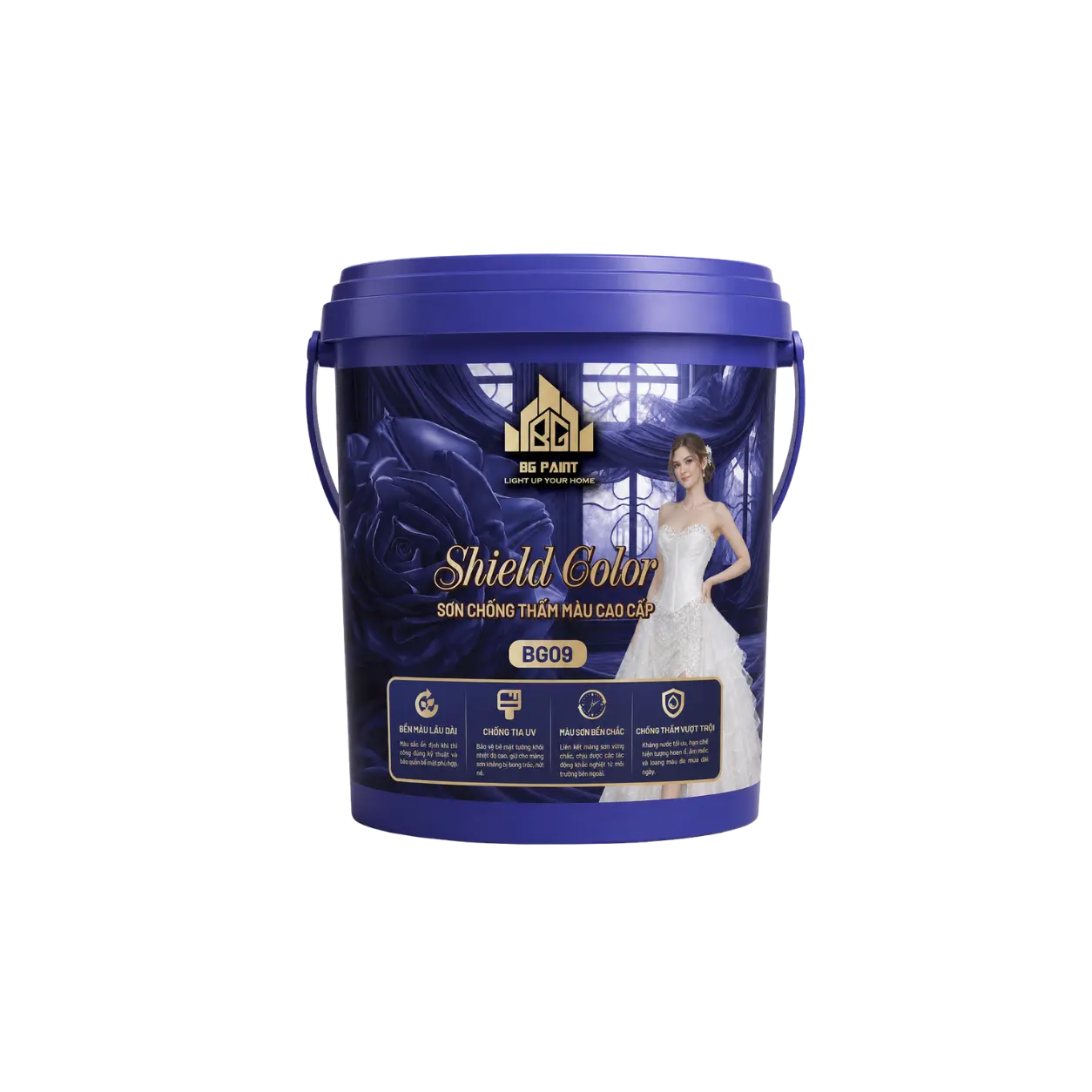 Sơn Chống Thấm Màu Cao Cấp Shield Color BG09 - BG Paint Chính Hãng